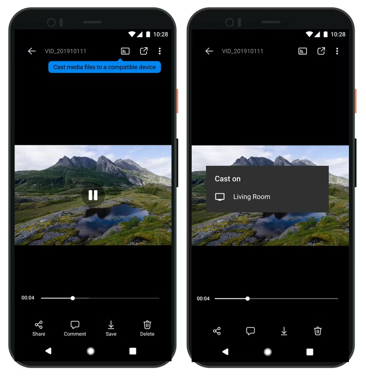 Casting to a Chromecast