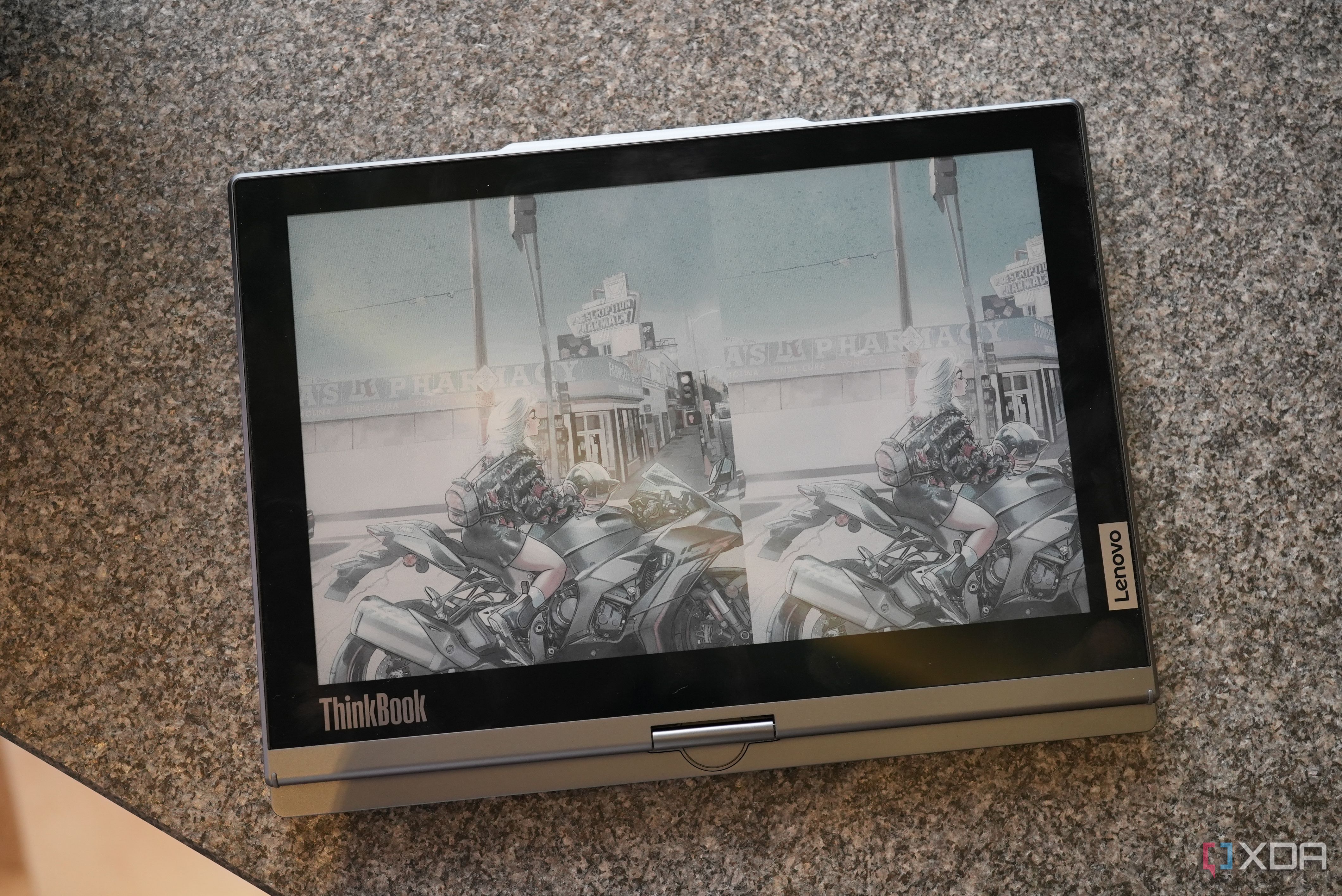 Lenovo ThinkBook Plus Gen 4 e-ink display. 