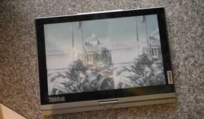 Lenovo ThinkBook Plus Gen 4 e-ink display.