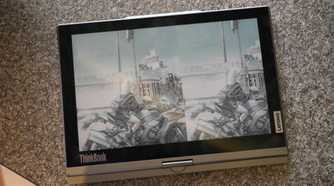 Lenovo ThinkBook Plus Gen 4 e-ink display.