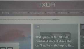XDA's website on the ThinkBook Plus Gen 4's e-ink display