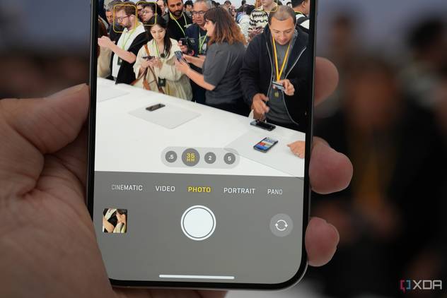The iPhone 15 Pro Max camera shooting at 28mm and 35mm.