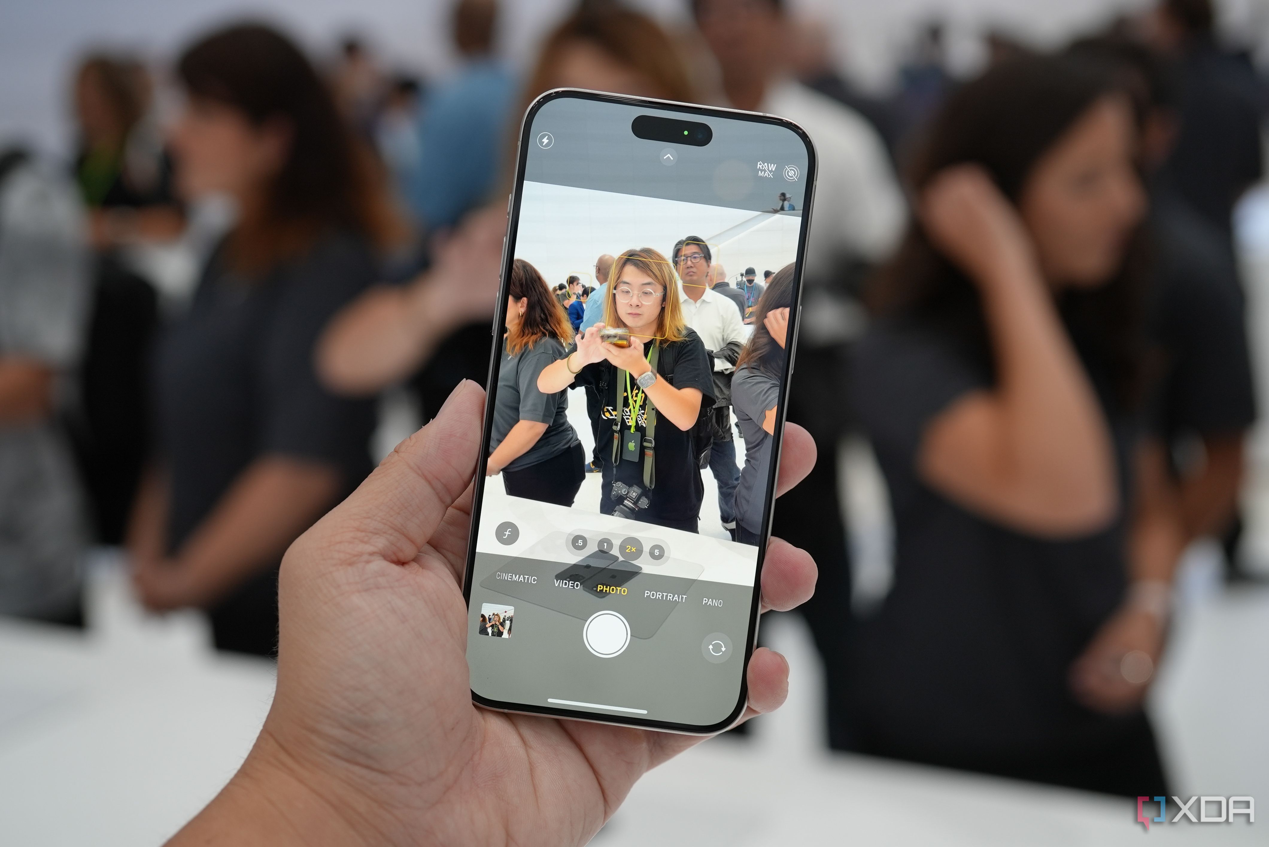 Snapping a normal photo