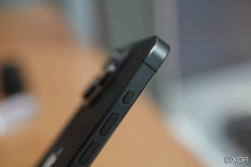 The action button of the iPhone 15 Pro Max.