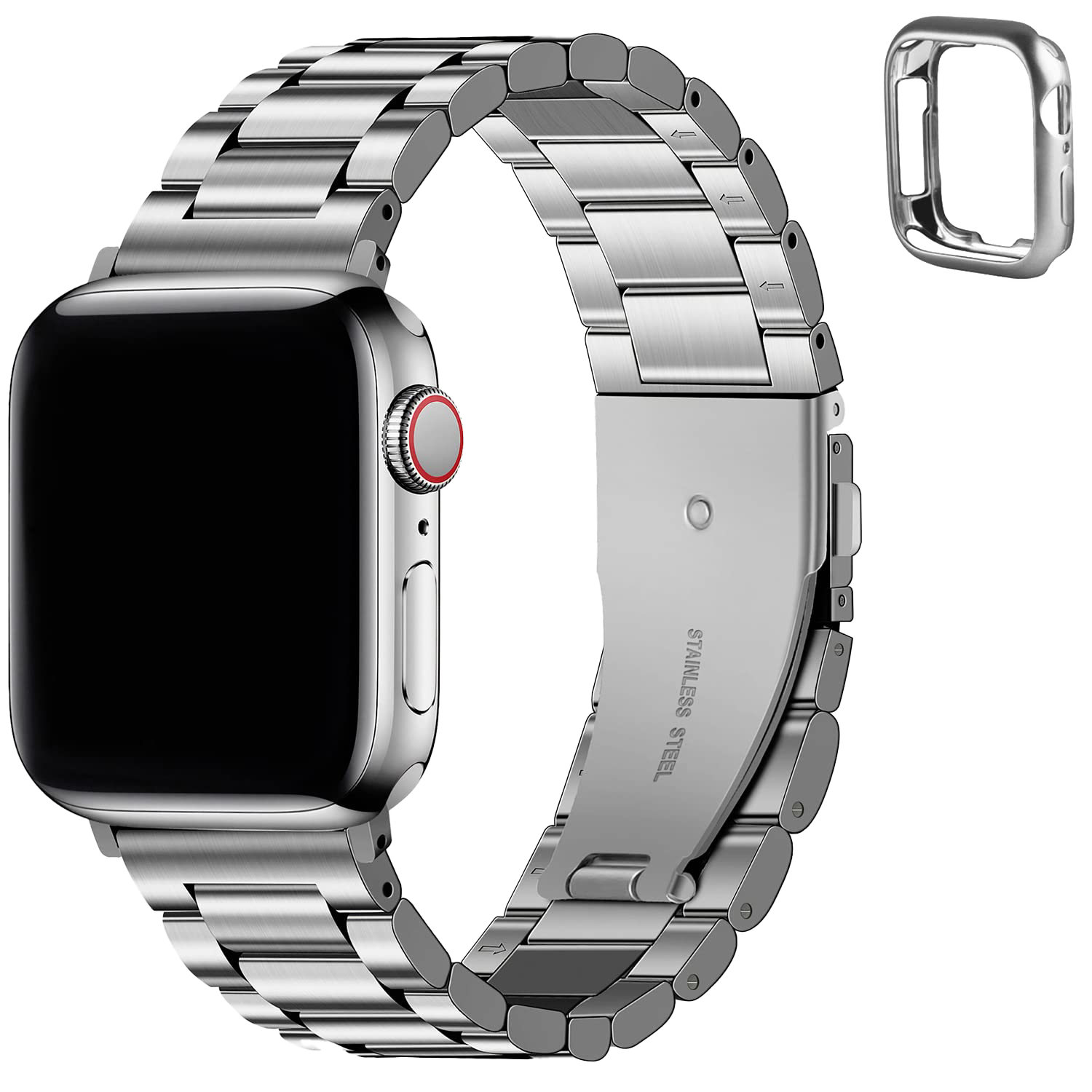 Silver iwatch online strap