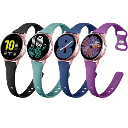 A render showing the Geak narrow band in different colors instead on Galaxy Watch 6 units.