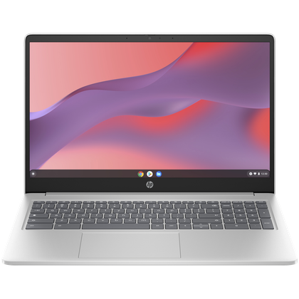 Front view of the HP Chromebook 15at