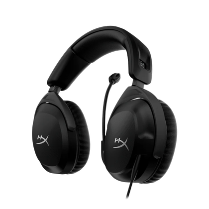 A PNG render of the HyperX CloudStinger 2 headset. The earcups are pointed down and the headset is on a transparent background.