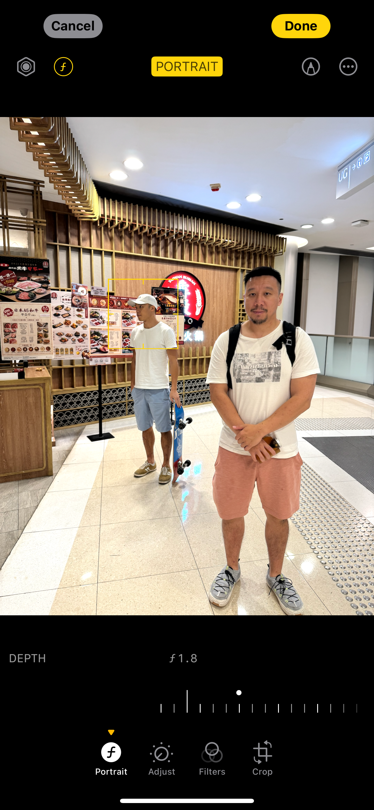  Turning a normal photo into a portrait photo