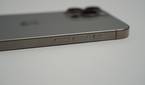 iPhone 15 Pro Max with titanium frame and edges that have been rounded