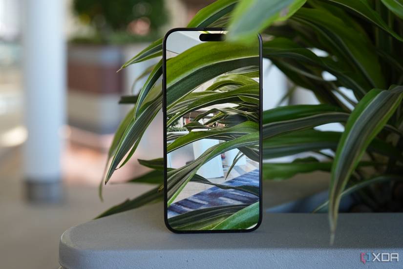 The iPhone 15 Pro Max's 6.7-inch OLED display.