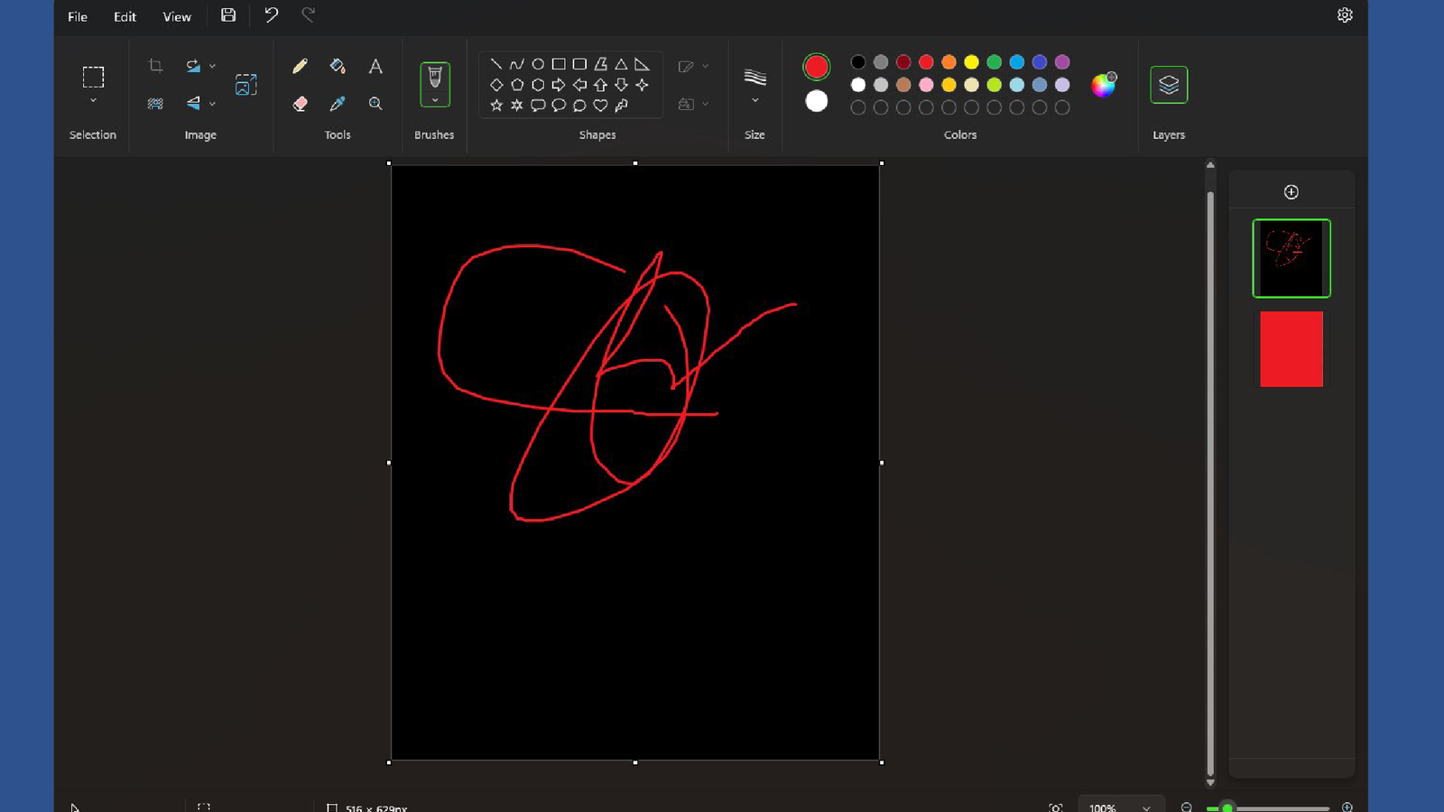 Windows 11 Paint App Layers Feature