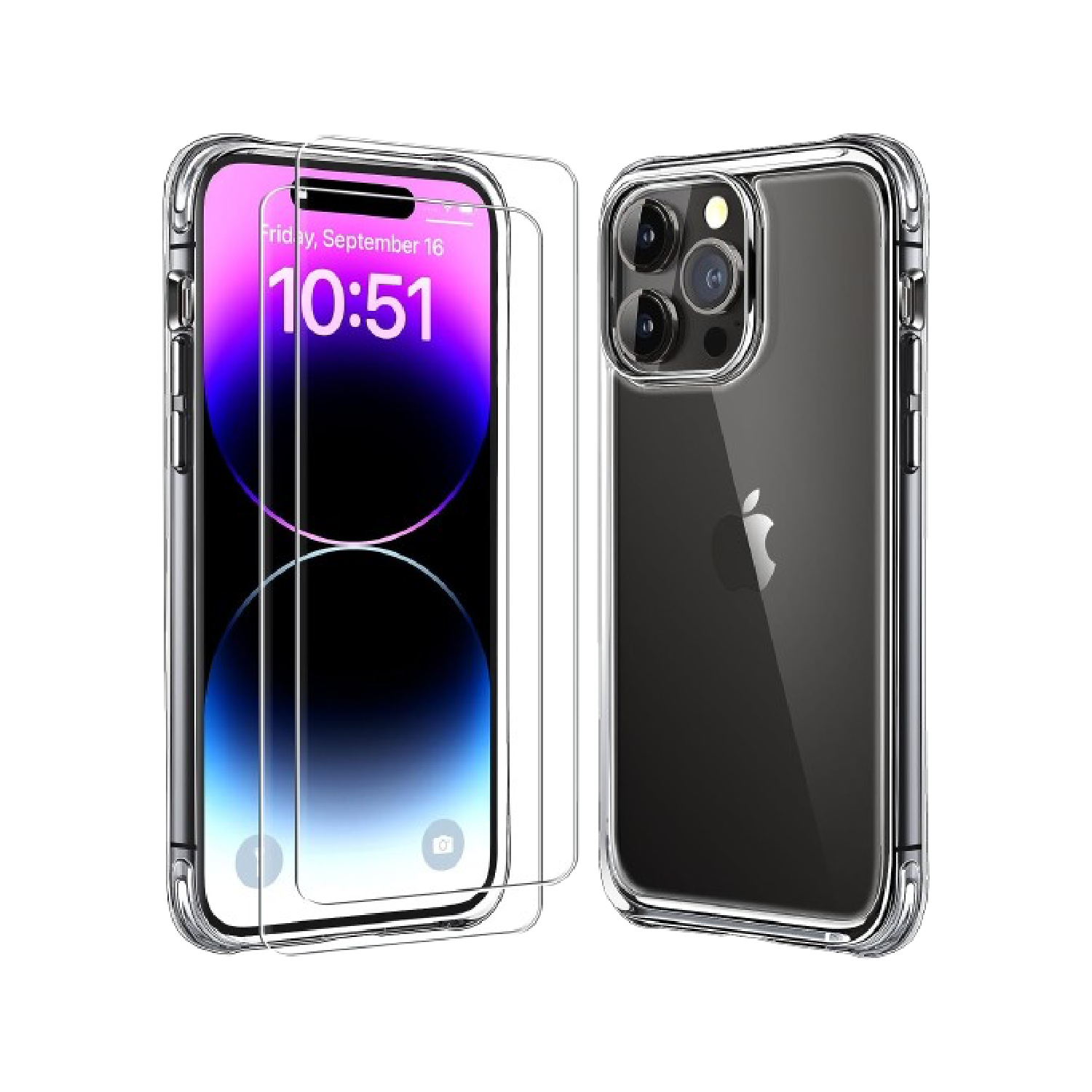 Clear Shockproof Silicone Phone Case For iPhone 15 Pro Max Camera  Protection Case on iPhone 15 Plus 15Pro Max Cover Cases