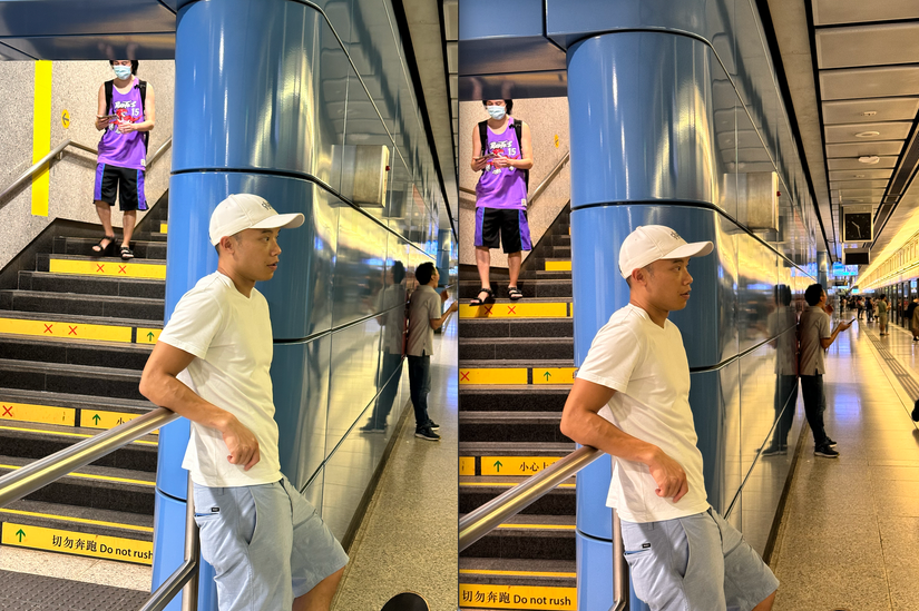 Main camera, 15 Pro Max (left), 14 Pro Max (right)