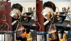 A 5X zoom image captured by the iPhone 15 Pro Max (left) and Huawei P60 Pro (right).