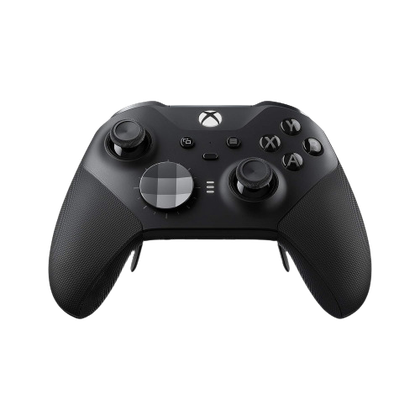Black Xbox Elite Series 2 wireless controller, front view