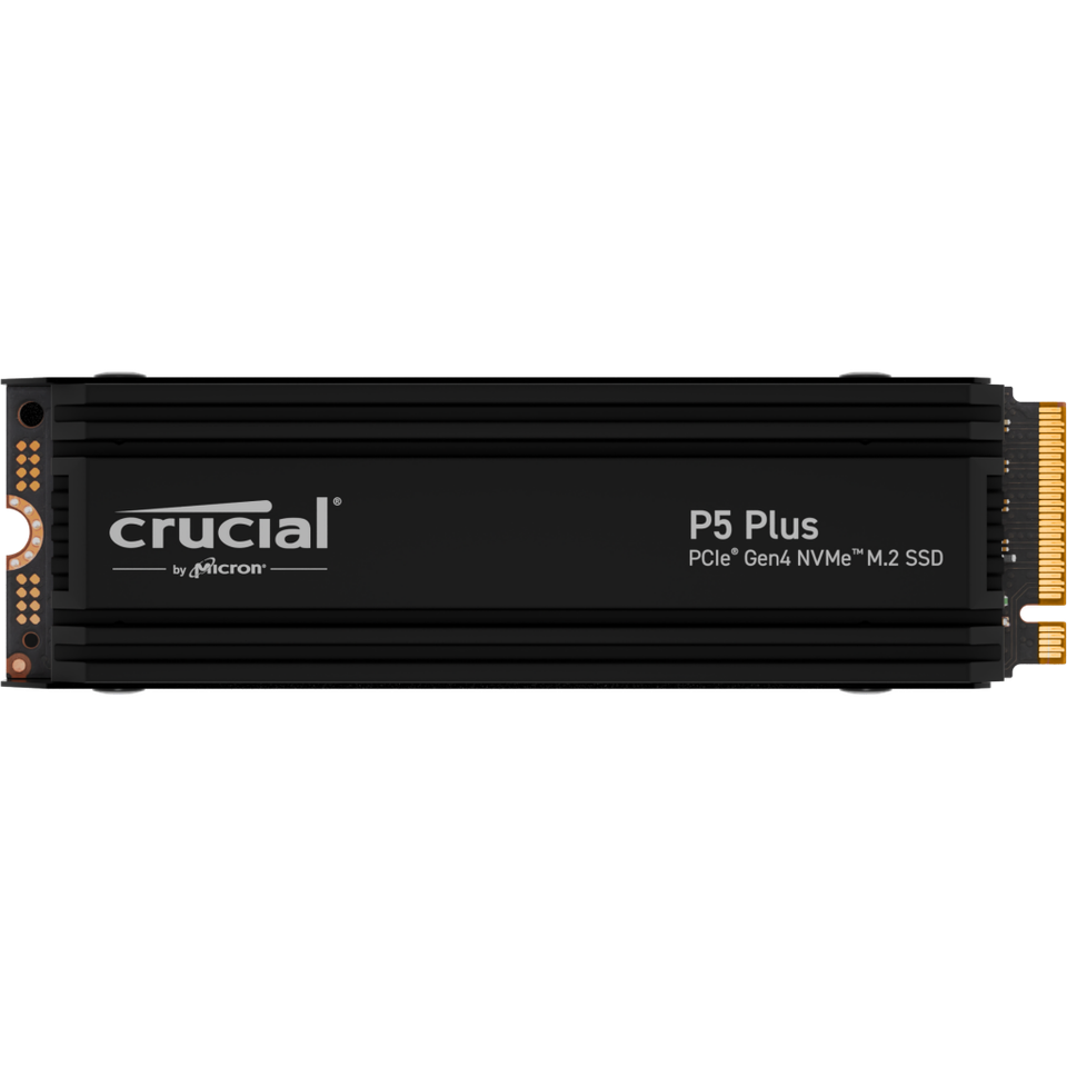 Crucial P5 Plus SSD with heatsink for PS5