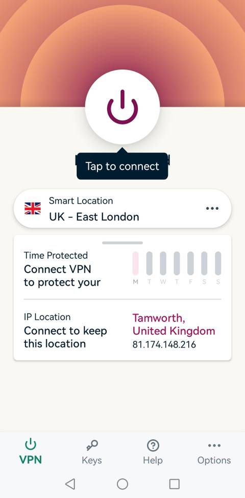ExpressVPN connect to fastest server on Android