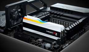 G.Skill Trident Z5 RGB DDR5 RAM on a motherboard