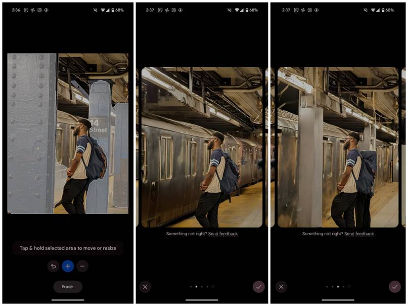 Pixel 8 Pro generative AI images