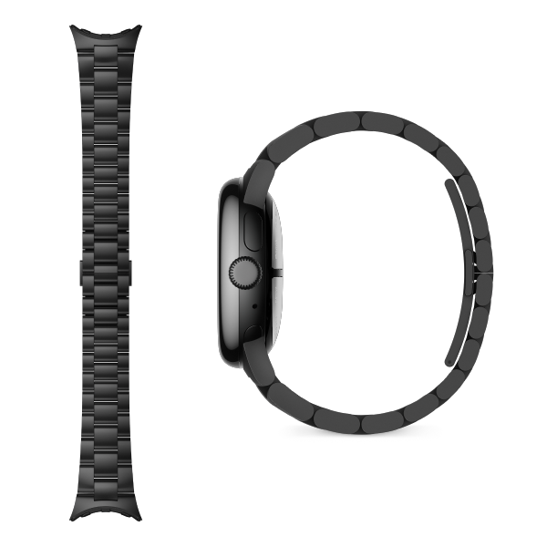 This is Google's $200 Metal Link Pixel Watch band - and it feels as premium  as it looks