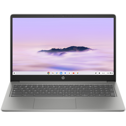 Front view of the HP Chromebook Plus 15a