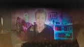 The Viture One's 120-inch screen projected onto a room.
