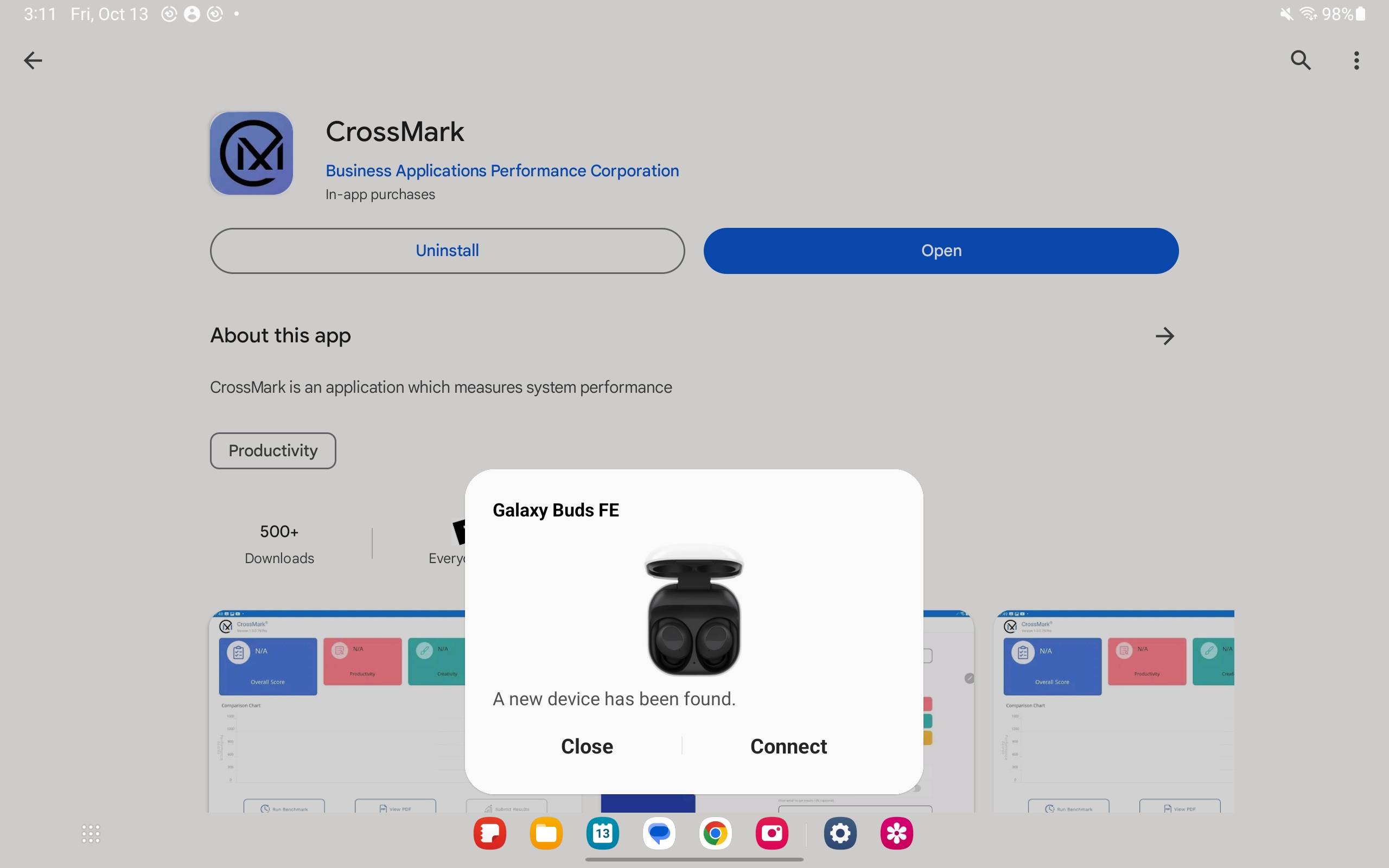 Samsung companion app for the Buds FE