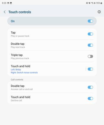 Samsung companion app for the Buds FE