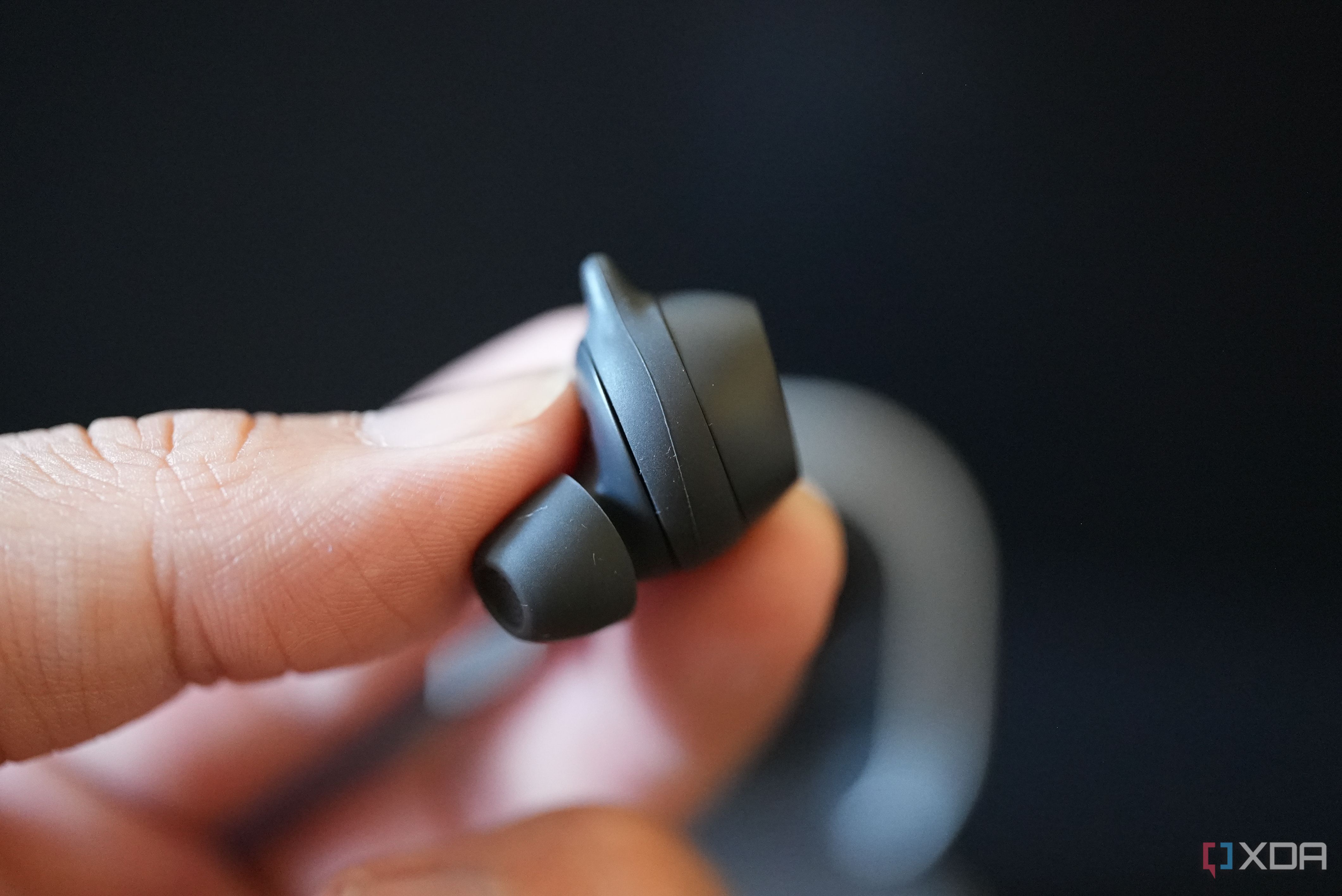 Galaxy Buds FE in the hand