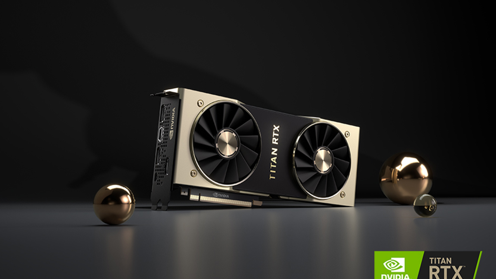 Nvidia Titan RTX graphics card.
