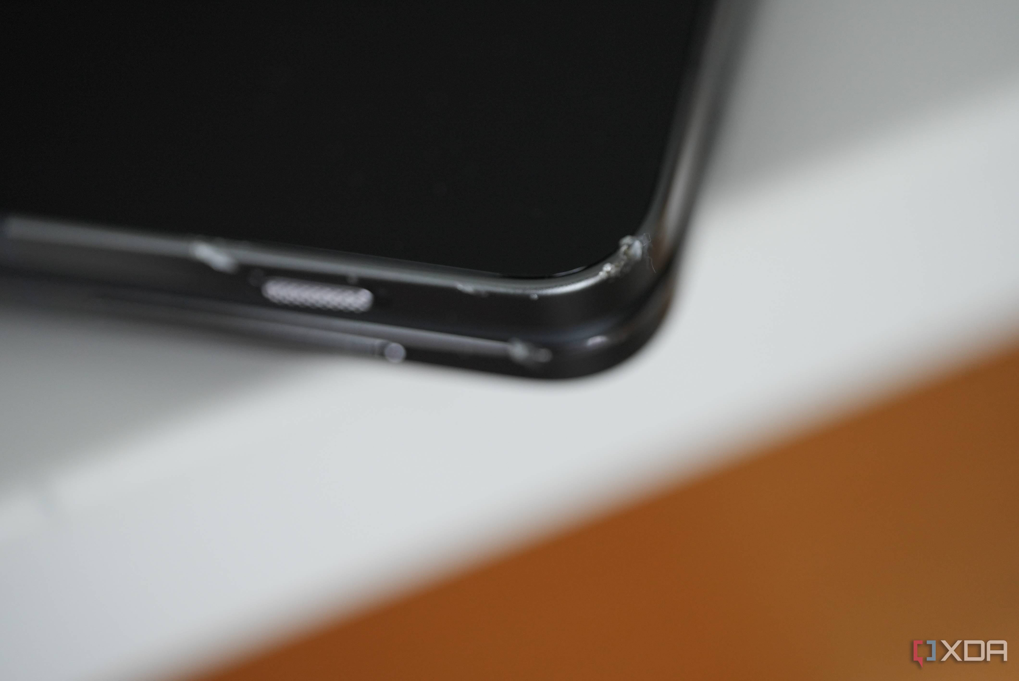 OnePlus Open side frame after drop