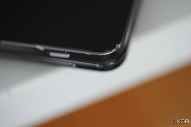 OnePlus Open side frame after drop