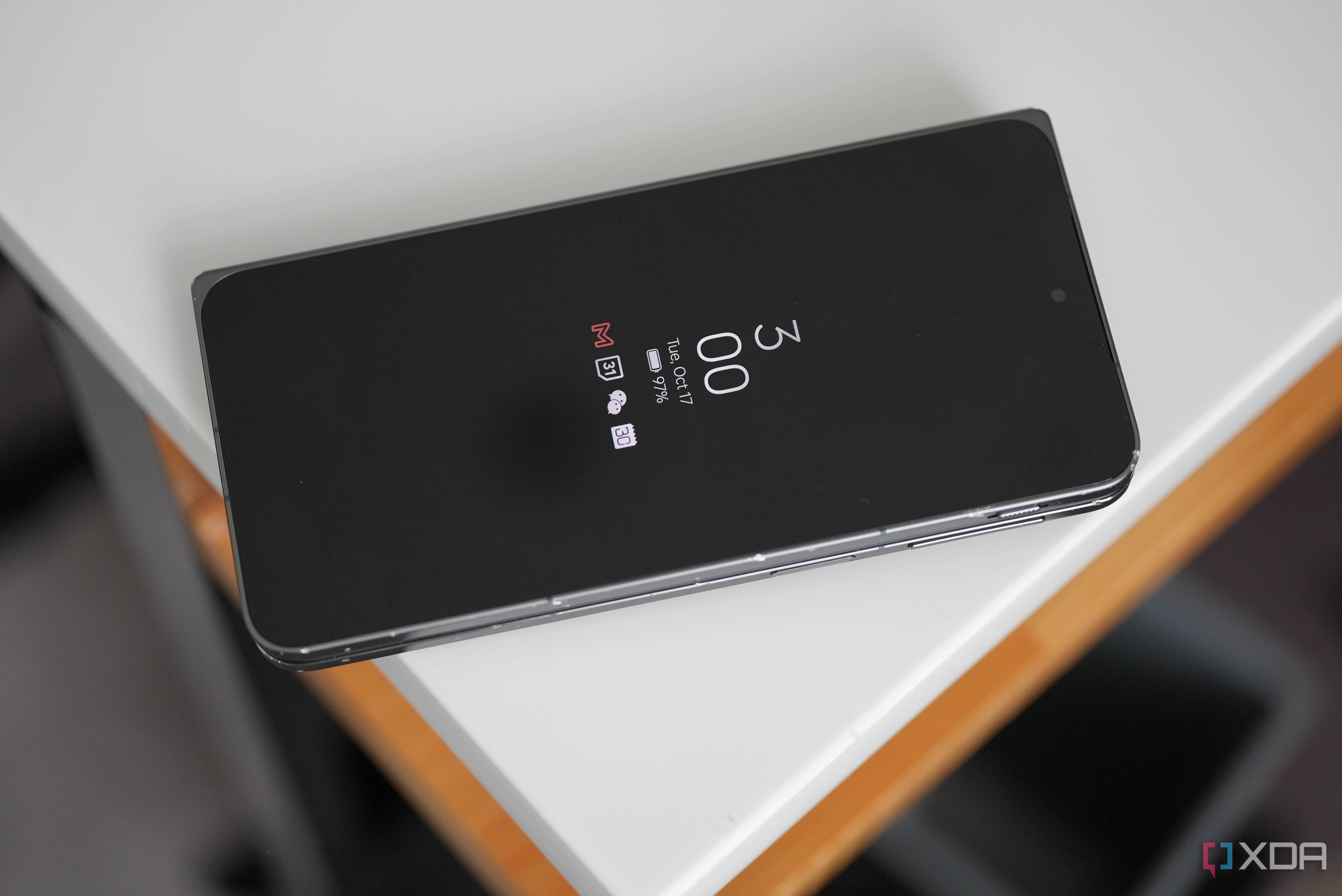 OnePlus Open side frame after drop