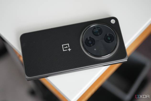 The OnePlus Open on a table.
