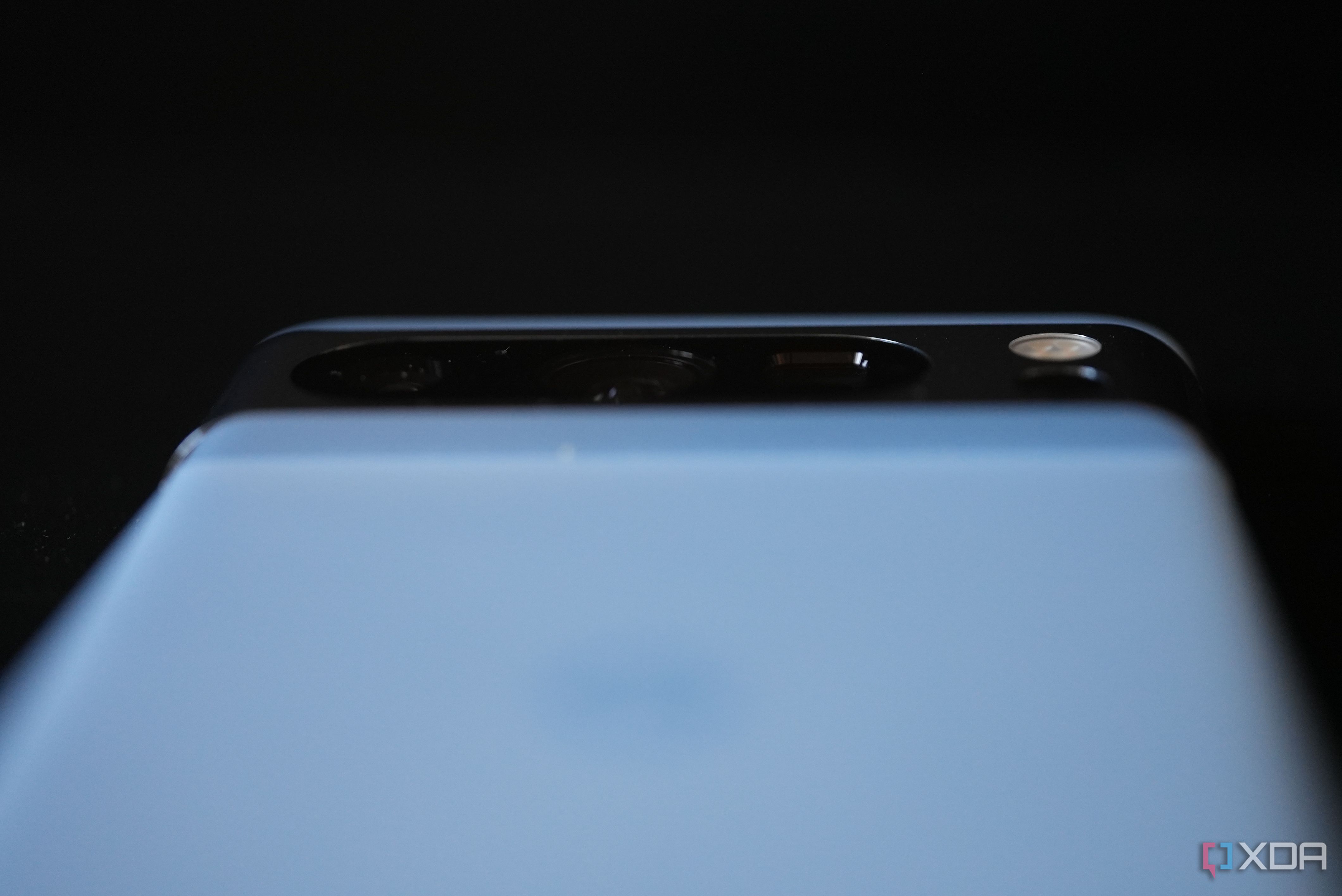 Pixel 8 Pro camera visor while face down