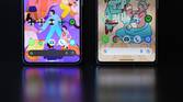 Pixel 8 Pro screen corners (left) compared to Pixel 7 Pro (right)