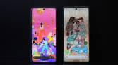 Pixel 8 Pro (left) and Pixel 7 Pro (right) screens
