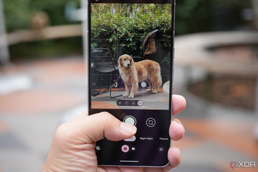 Pixel 8 Pro in the hand,.