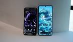 The Pixel 8 and Pixel 8 Pro displays side by side.