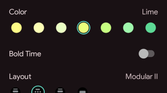 A screenshot of the Pixel's fitness app