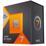 AMD Ryzen 7 7800X3D, angled view in package