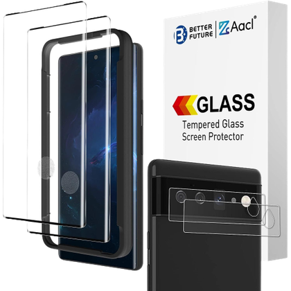 Aacl 2 Pack 3D Tempered Glass with the box and camera lens protector