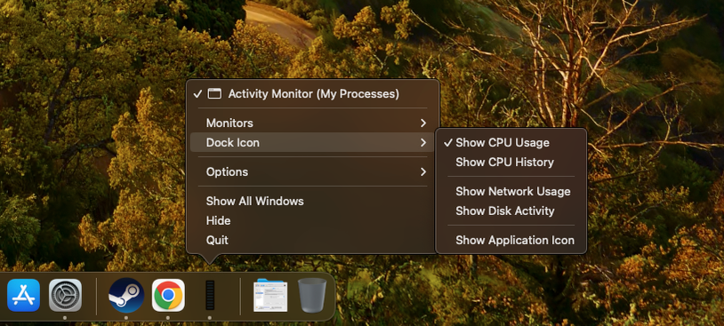 How to check CPU usage on Mac