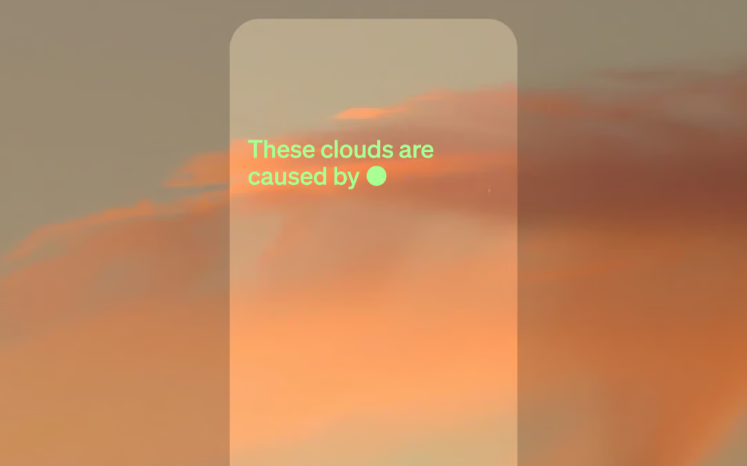 A screenshot from the OpenAI website of the outline of a phone with the text, 