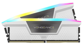 White render of Corsair Vengeance RGB DDR5 RAM