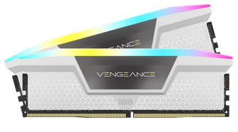 White render of Corsair Vengeance RGB DDR5 RAM