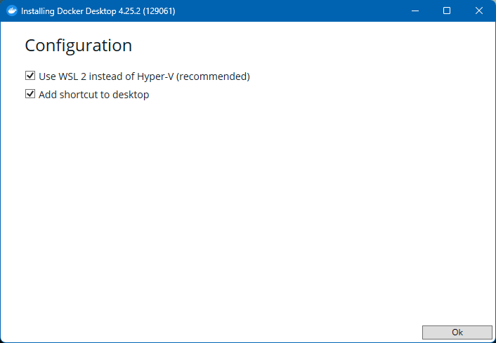 Docker Desktop use WSL2