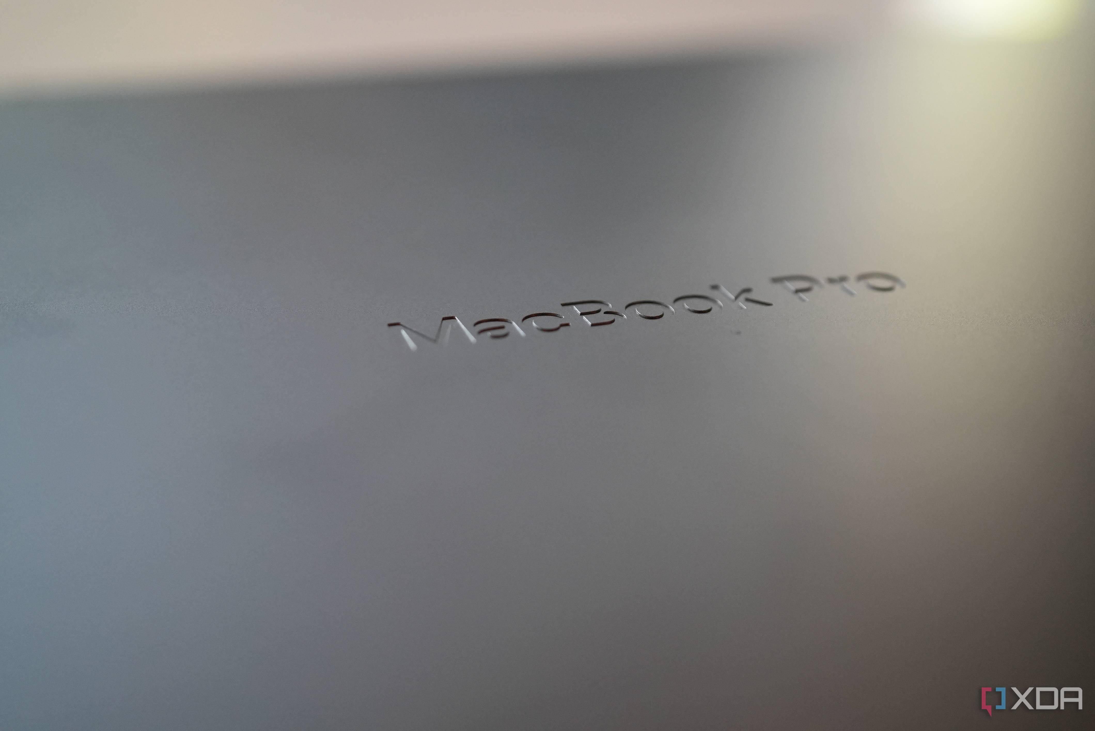 Bottom of the MacBook Pro
