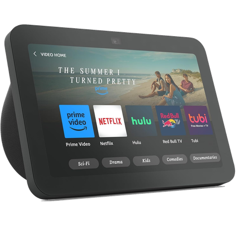 Image of the Echo Show 8 Gen-3 in Black